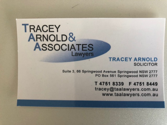 Tracey Arnold & Associates Lawyers