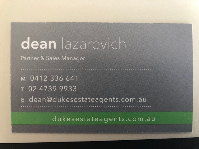 Dukes estate agents Glenbrook